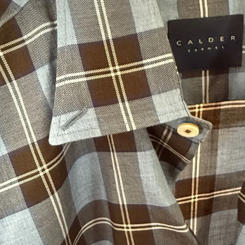 Calder Carmel 100% Cotton Twill Shirt M